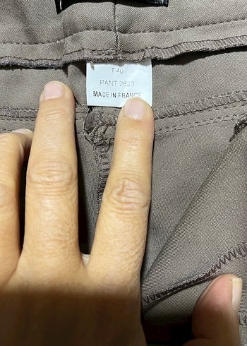 Bej Kadın Kumaş Pantolon - Görsel 6