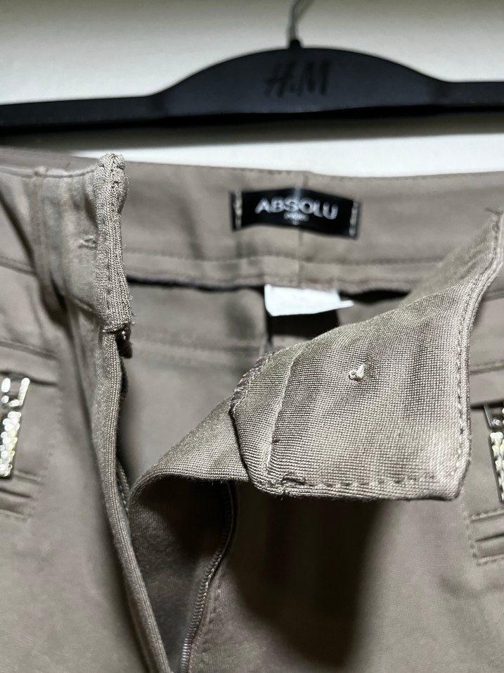 Bej Kadın Kumaş Pantolon - Görsel 3