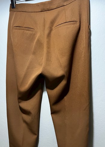 Kahverengi Kadın Kumaş Pantolon - Görsel 3