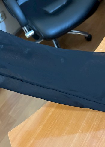 Siyah Kadın İnce Örgü Yün Kazak - Görsel 3