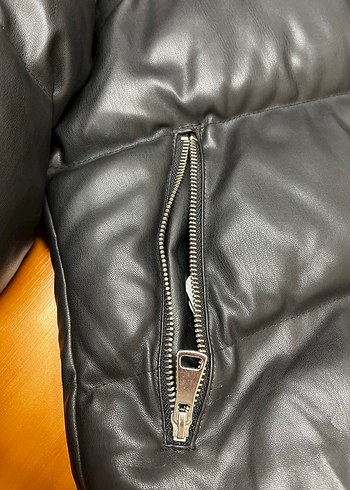 Siyah  Kürklü Kadın Kışlık Mont - Görsel 3