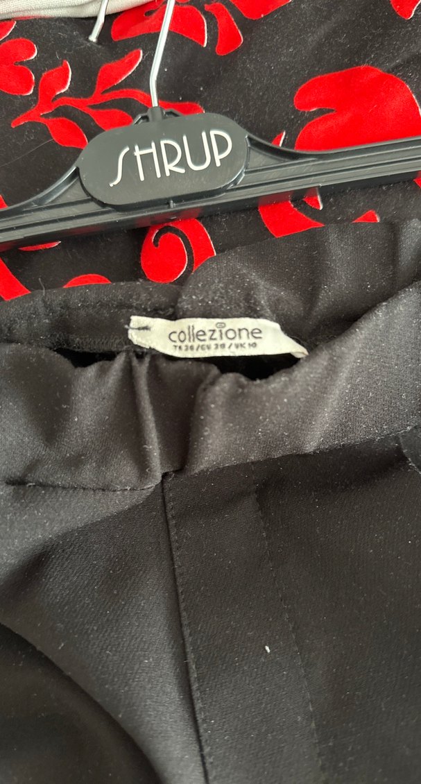 Siyah Midi Kadın Kumaş Pantolon - Görsel 3