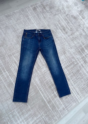 Erkek Mavi Denim Regular Fit Jean