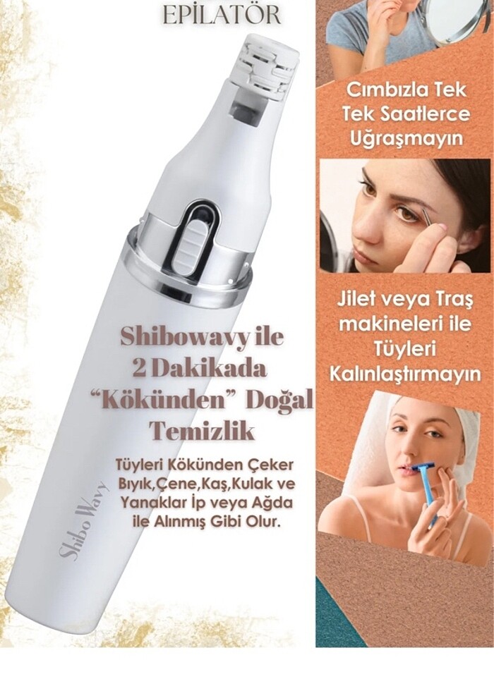 shibo wavy mikro yüz cımbız - Görsel 3