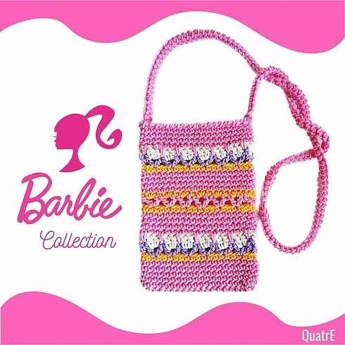 QuatrE Artisan örgü çocuk çantası