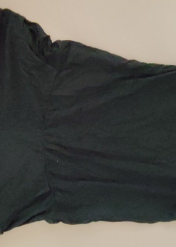 Siyah salaş şort tulum - Görsel 3