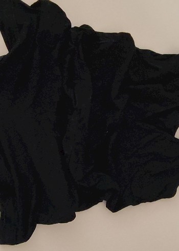 Siyah salaş şort tulum - Görsel 2