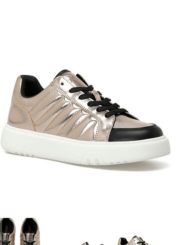 Nine West Bayan ayakkabi rengi altin