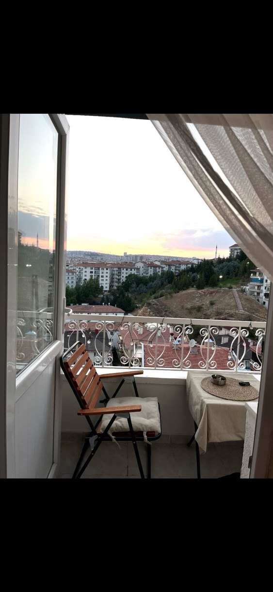 Kahverengi Ahşap balkon takımı - Görsel 4