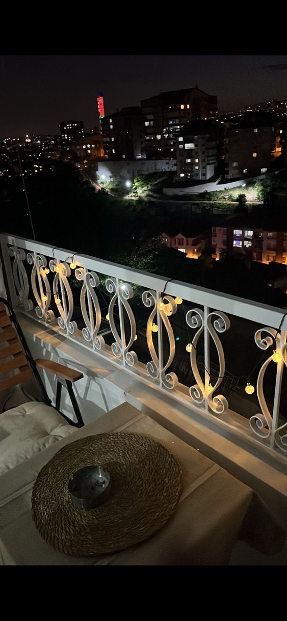 Kahverengi Ahşap balkon takımı - Görsel 5