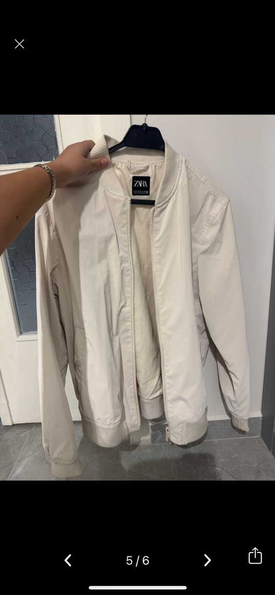 Erkek Beyaz Casual Ceket - Görsel 3