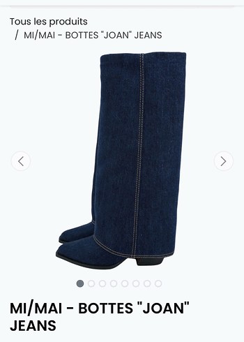 Lacivert Kot Kadın Dizüstü Çizme - Görsel 2