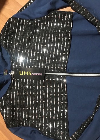 Kadın Lacivert Fermuarlı Spor uzun sert - Görsel 2