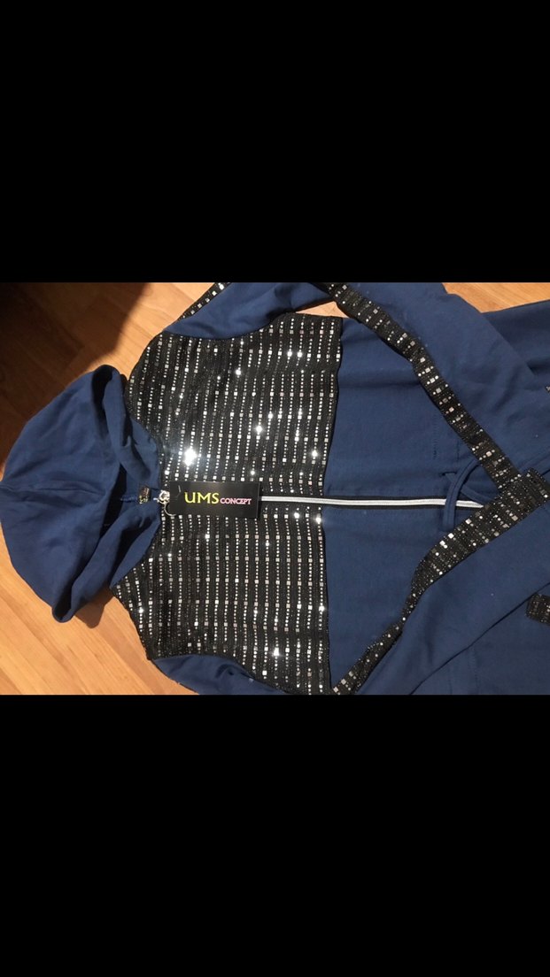 Kadın Lacivert Fermuarlı Spor uzun sert - Görsel 4