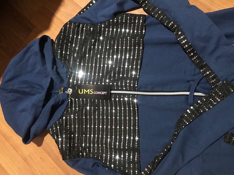 Kadın Lacivert Fermuarlı Spor uzun sert - Görsel 2