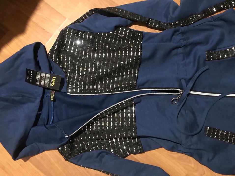 Kadın Lacivert Fermuarlı Spor uzun sert - Görsel 3