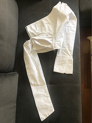Asos Asos tek kol denim bluz