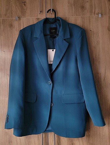 m Beden mavi Renk Pull & Bear Petrol Blazer Ceket