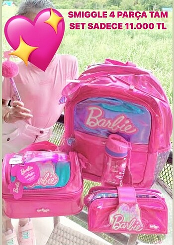 Smiggle Barbie Serisi Tam Set