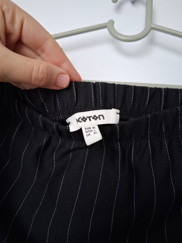 Çizgili  Midi Etek - Görsel 3