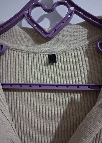 Bej Uzun Kollu Kemerli kışlık Kadın Elbise - Görsel 2