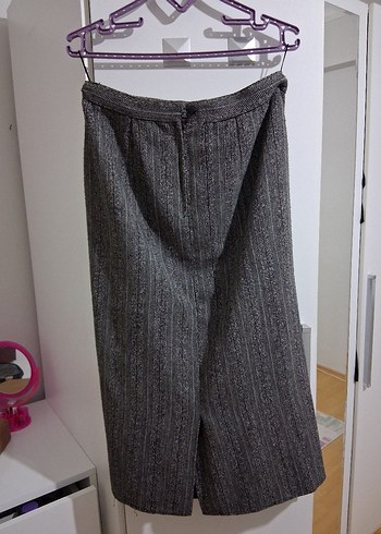 Astarlı kalın kışlık midi etek - Görsel 3