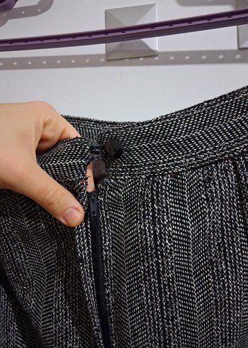 Astarlı kalın kışlık midi etek - Görsel 4