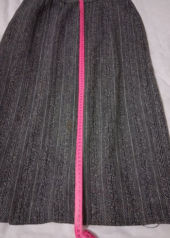 Astarlı kalın kışlık midi etek - Görsel 6