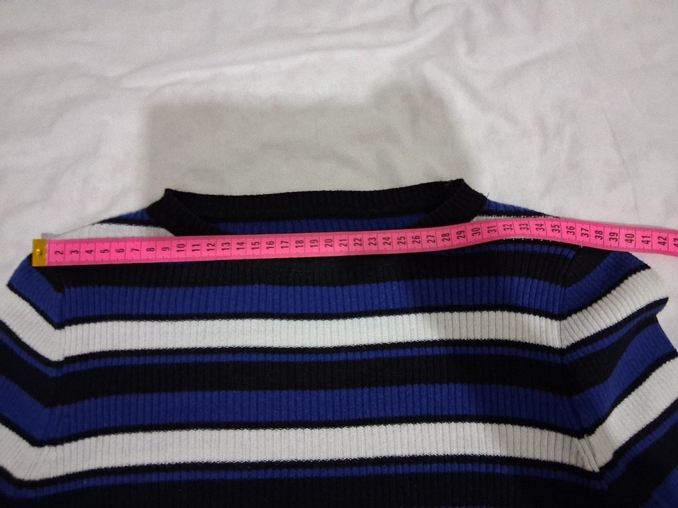 Mavi Midi Piliseli Etek Crop TAKIMDIR. - Görsel 5