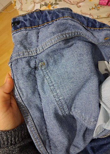 Kadın Lacivert Maxi Denim Etek - Görsel 5