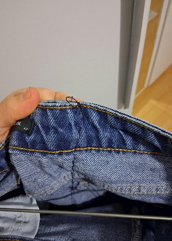 Kadın Lacivert Maxi Denim Etek - Görsel 6