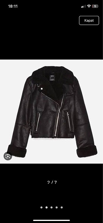 Bershka biker monu