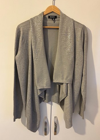 DKNY Pullu Payetli Hırka
