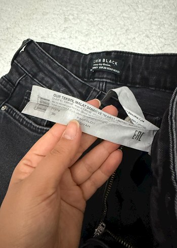 Siyah  Kot Pantolon - Görsel 5