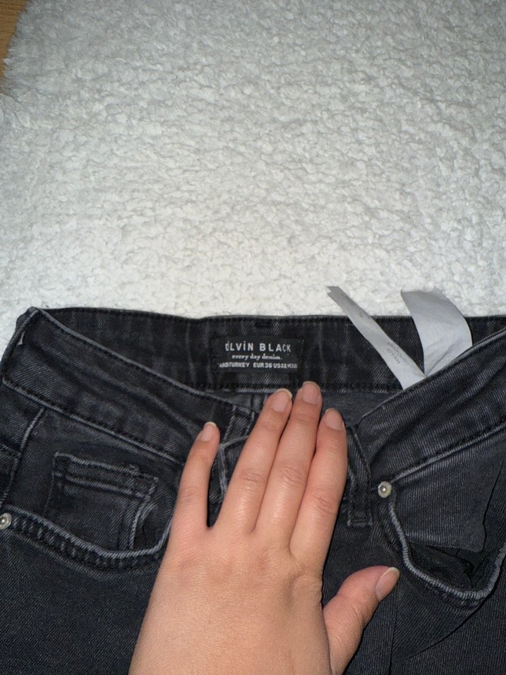 Siyah  Kot Pantolon - Görsel 3