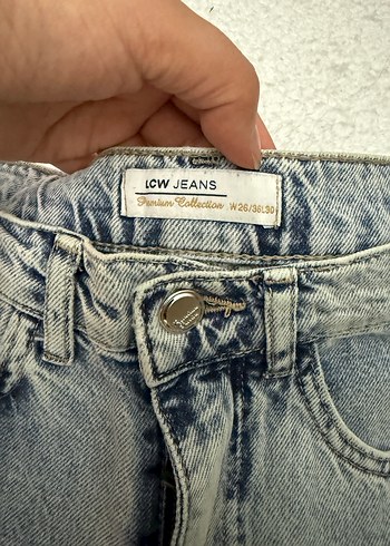 Gri Kadın Denim Midi Jean - Görsel 4