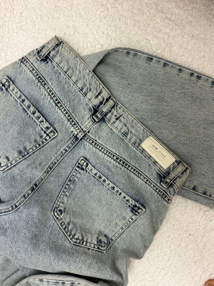 Gri Kadın Denim Midi Jean - Görsel 5