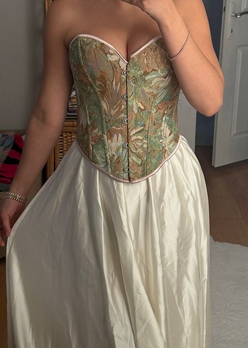 Bohem Tarzı Straplez korse - Görsel 2