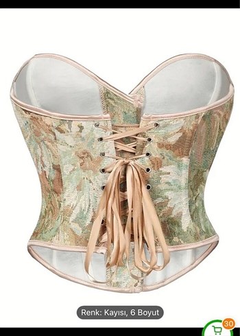 Bohem Tarzı Straplez korse - Görsel 3