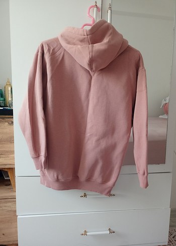 Addax Pembe Kapüşonlu Sweatshirt - Görsel 3