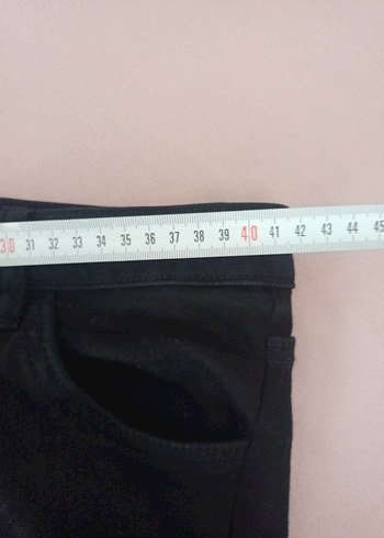 Siyah Kadın Kot Pantolon - Görsel 5