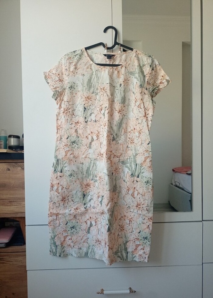 keten elbise  - Görsel 2