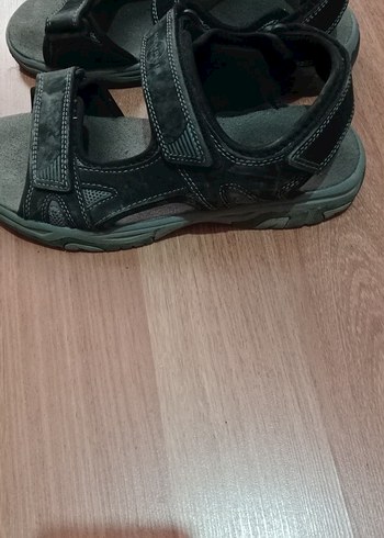 Siyah Erkek Günlük Kemerli Sandalet - Görsel 4