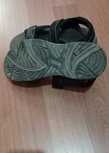 Siyah Erkek Günlük Kemerli Sandalet - Görsel 5