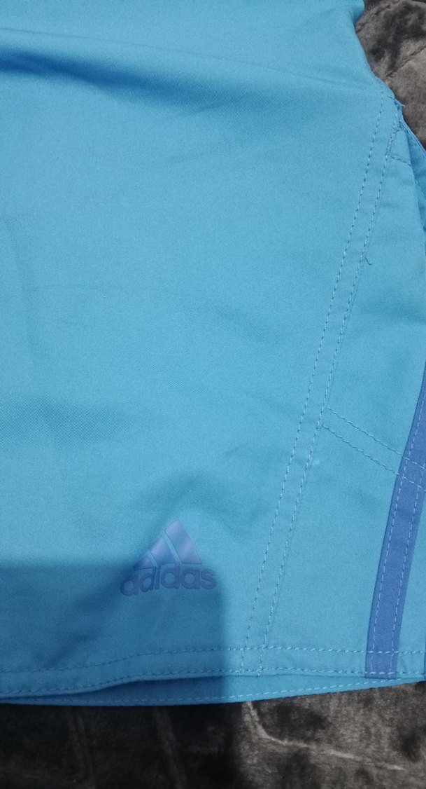 Erkek Çocuk Mavi Bağcıklı Desenli Mayo Şortu - Görsel 3