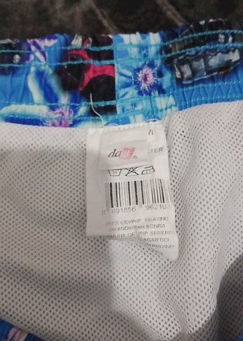 Renkli Baskılı Erkek Mini Deniz Şortu - Görsel 3