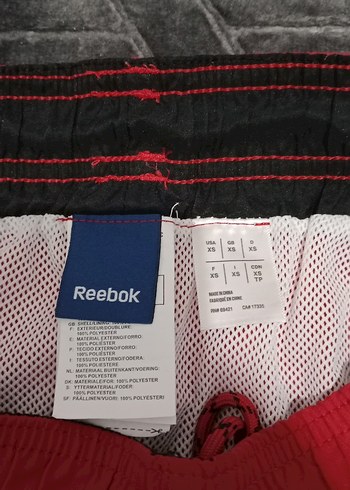 kırmızı Rahat Kesim Spor Kadın Şort - Görsel 4