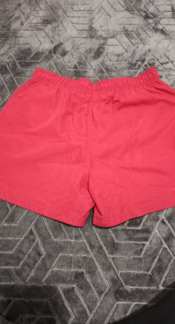 kırmızı Rahat Kesim Spor Kadın Şort - Görsel 3