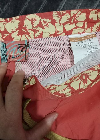 Baskılı Fermuarlı Mini Erkek Deniz Şortu - Görsel 4