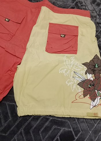 Baskılı Fermuarlı Mini Erkek Deniz Şortu - Görsel 3